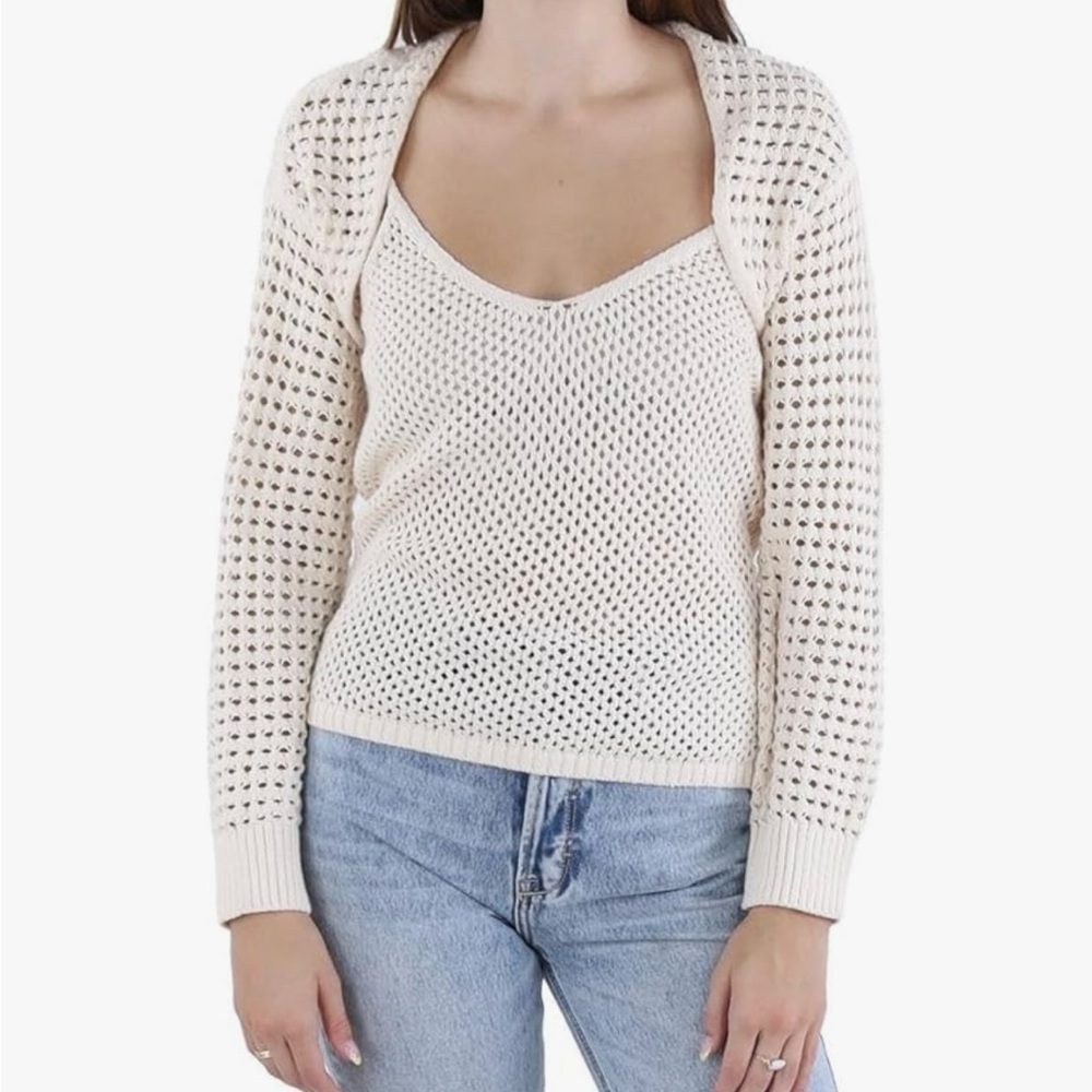 L’AGENCE Cream Knit Women's‎ Sweater